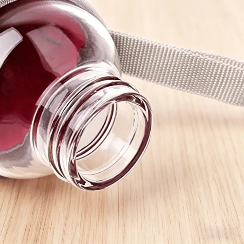 Gourde En Verre Transparent 360ml , gourde en verre pour boire plus d’eau chaque jour | La Gourde