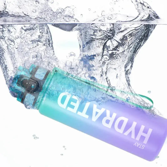 Gourde À Eau 1L Graduée avec graduation, fermeture étanche et format portable