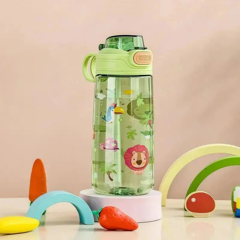 Gourde Enfant Transparente Portable 550 ml facile à transporter partout