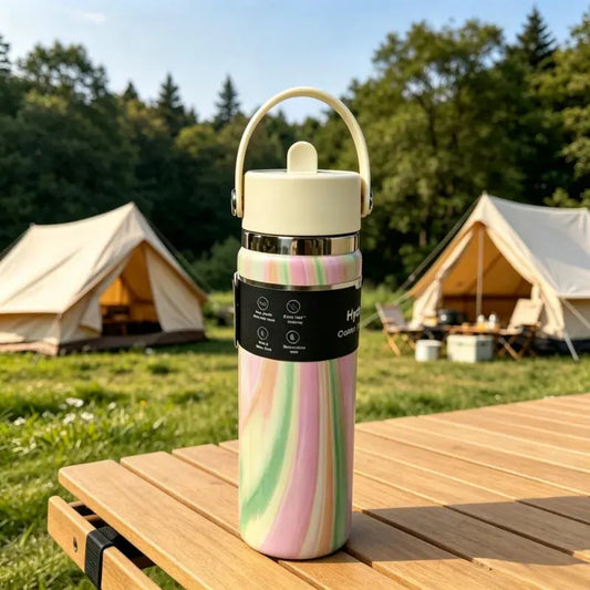 Gourde Hydro Flask Avec Paille 32 oz compatible porte gobelet