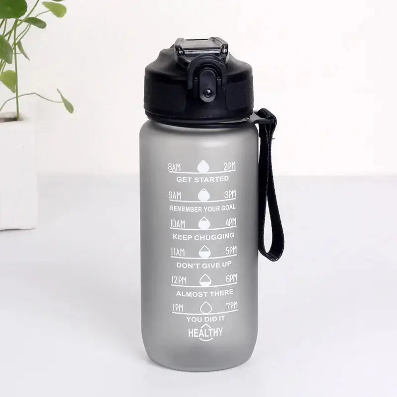La Gourde Motivation Enfant 600ml, gourde scolaire sans BPA, paille intégrée, bouchon sécurisé, 600 ml, idéale pour le quotidien | La Gourde®