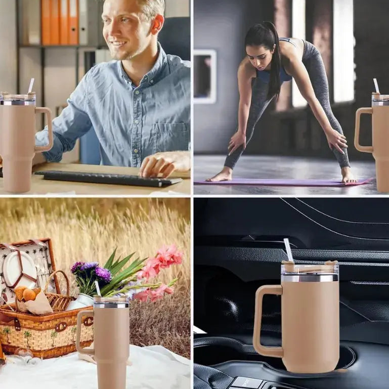 Gourde Mug Thermos Cup 40 oz gobelet café à emporter