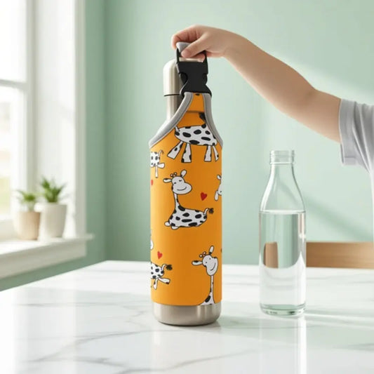 Housse Pour Gourde Orange (Animaux) La Gourde