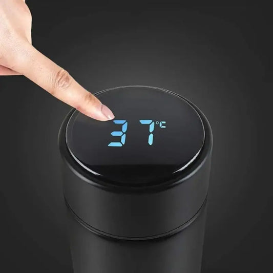 Mini Thermos Connecté 200 ml Noir avec affichage intelligent de la température et isolation sous vide