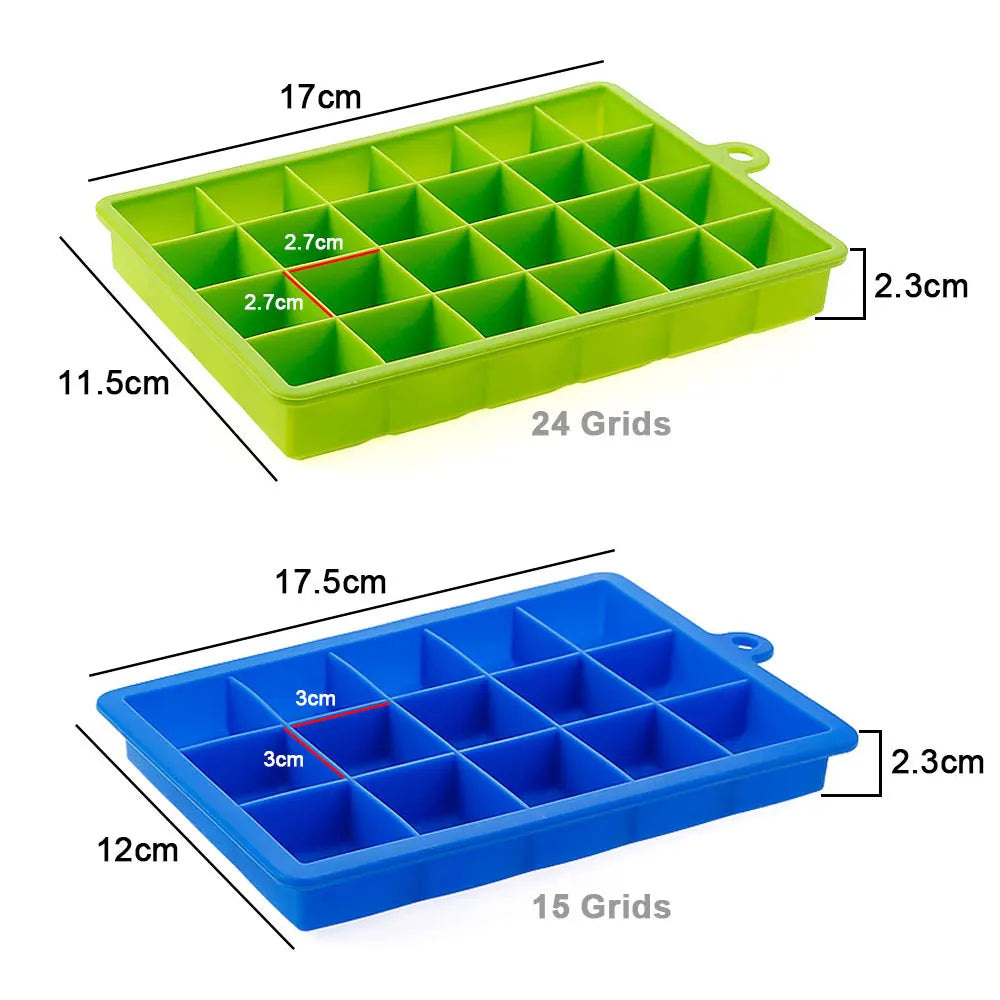 Bac à glaçons en silicone compatible lave-vaisselle