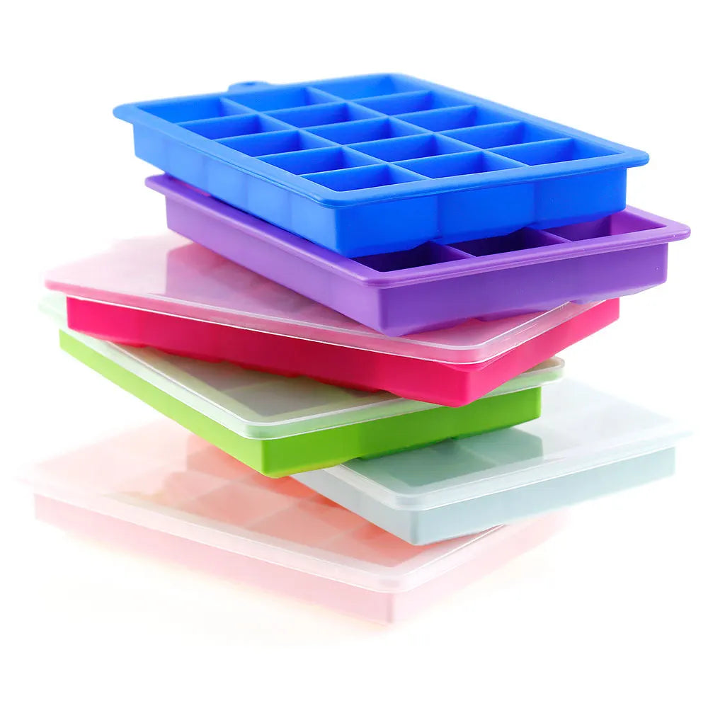 Moule à glaçons silicone 15 compartiments facile à démouler