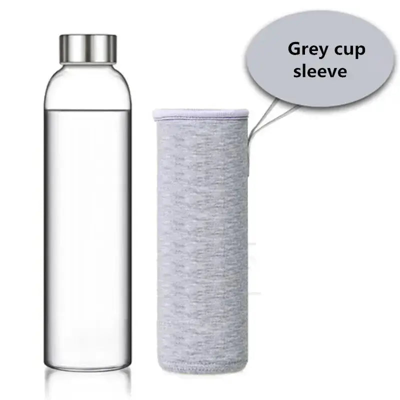 Bouteille En Verre Borosilicaté Avec Manchon de Protection 550ml en verre