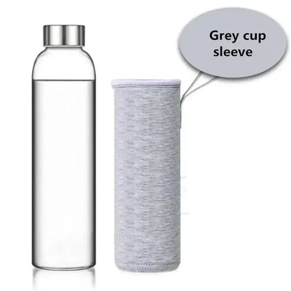 Bouteille En Verre Borosilicaté Avec Manchon de Protection 550ml en verre
