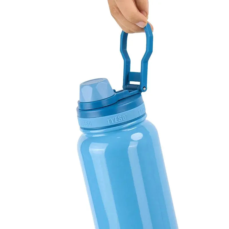 Bouteille Thermos Bleu 750 ml avec sangle rabattable