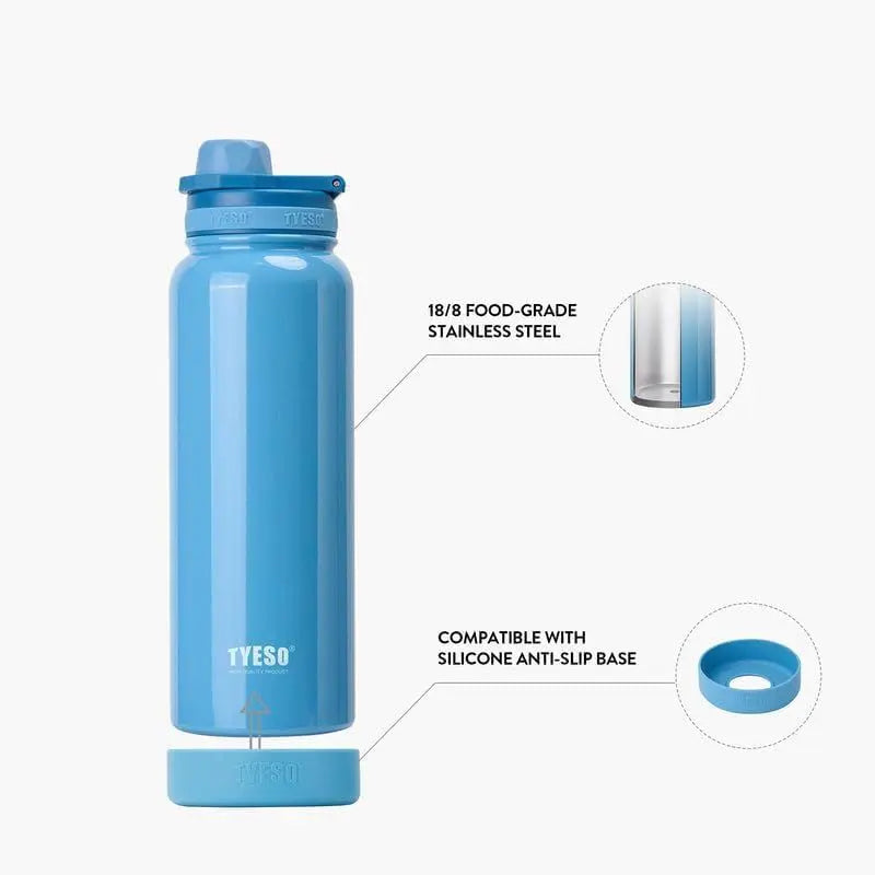 Bouteille Thermos Bleu 750 ml avec sacoche - acier 18/8