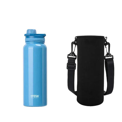 Bouteille Thermos Bleu 750 ml avec sacoche