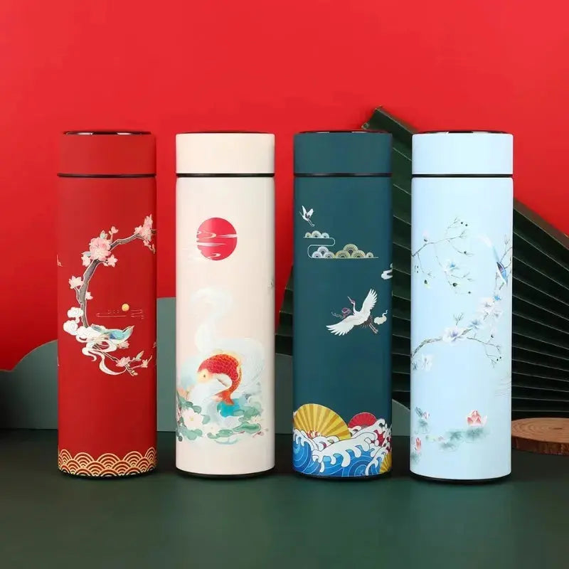 Bouteille Thermos Isotherme Japonaise (Connectée), gourde isotherme premium, conservation longue durée, sans BPA, parfaite pour le sport | La Gourde®