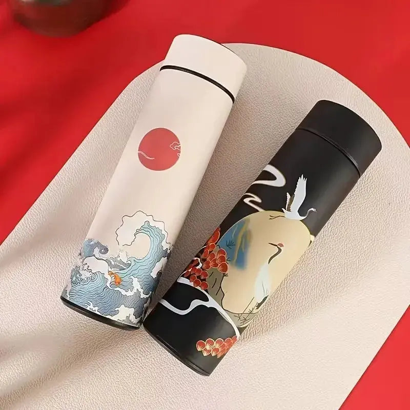 
Bouteille Thermos Isotherme Japonaise (Intelligente), thermos isotherme, écran numérique LED, portable, réutilisable, parfaite pour les déplacements | La Gourde®