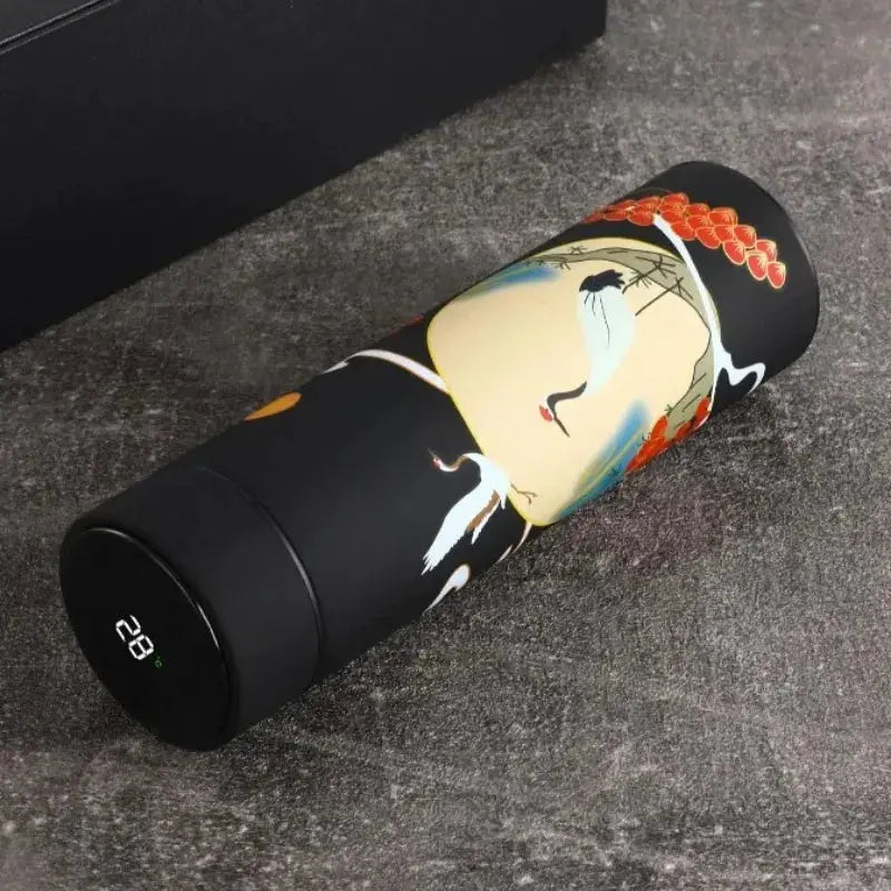 Bouteille Thermos Isotherme Japonaise (Intelligente), bouteille isotherme japonaise, affichage intelligent de la température, sans BPA, double paroi, parfaite pour le voyage | La Gourde®