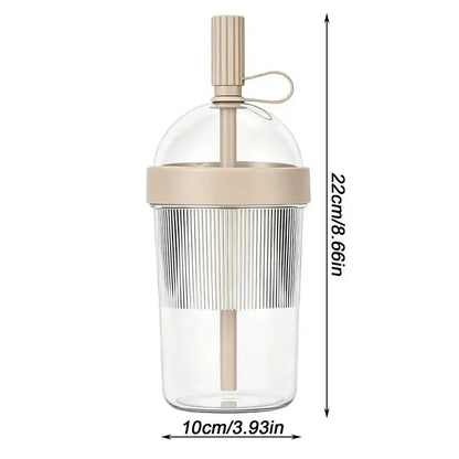 Gobelet Plastique Réutilisable – Bubble Tea et Café Glacé, Gobelet Réutilisable, Gobelet plastique transparent, Gobelet plastique avec couvercle, gobelet plastique dur, idéal pour bubble tea, café glacé et thé glacé | La Gourde®