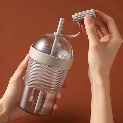 
Gobelet Plastique Réutilisable – Bubble Tea et Café Glacé, Gobelet Réutilisable, Gobelet plastique transparent, réutilisable, parfait pour le thé glacé | La Gourde®