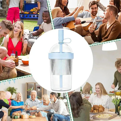 
Gobelet Plastique Réutilisable – Bubble Tea et Café Glacé, Gobelet plastique dur, Gobelet plastique réutilisable, design transparent, parfait pour les cocktails | La Gourde®