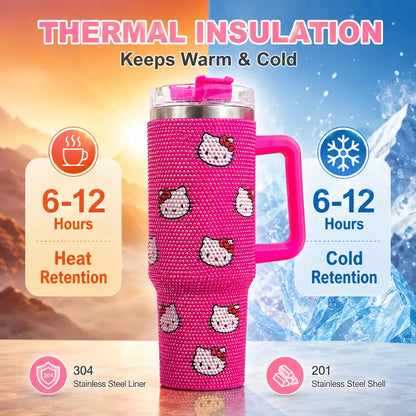 
Gobelet isotherme grande capacité Hello Kitty 40 oz