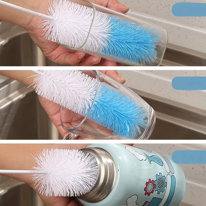 Brosse nettoyage gourde réutilisable pour éliminer efficacement les résidus dans les contenants étroit | La Gourde