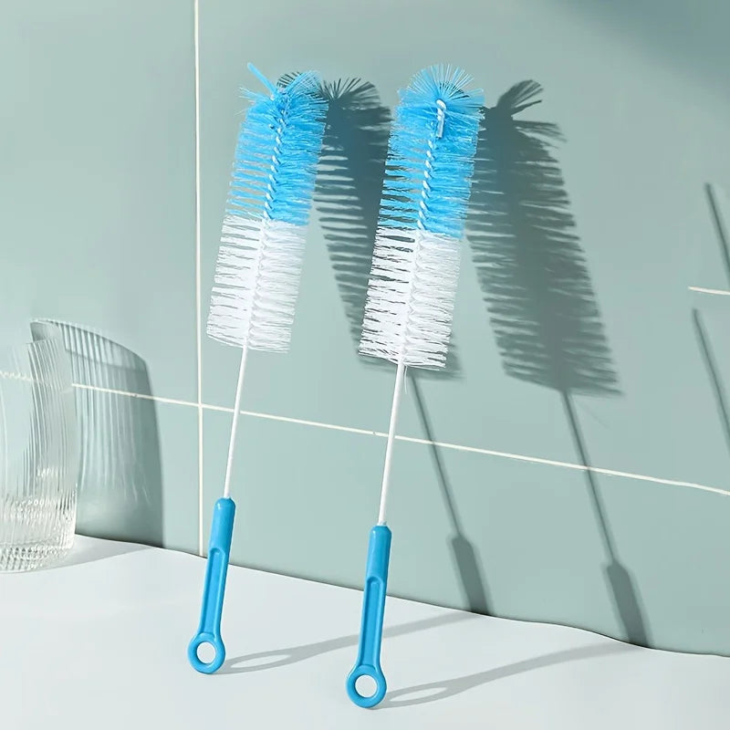 Brosse de nettoyage cuisine pour bouteilles réutilisables sans électricité avec prise en main confortable | La Gourde