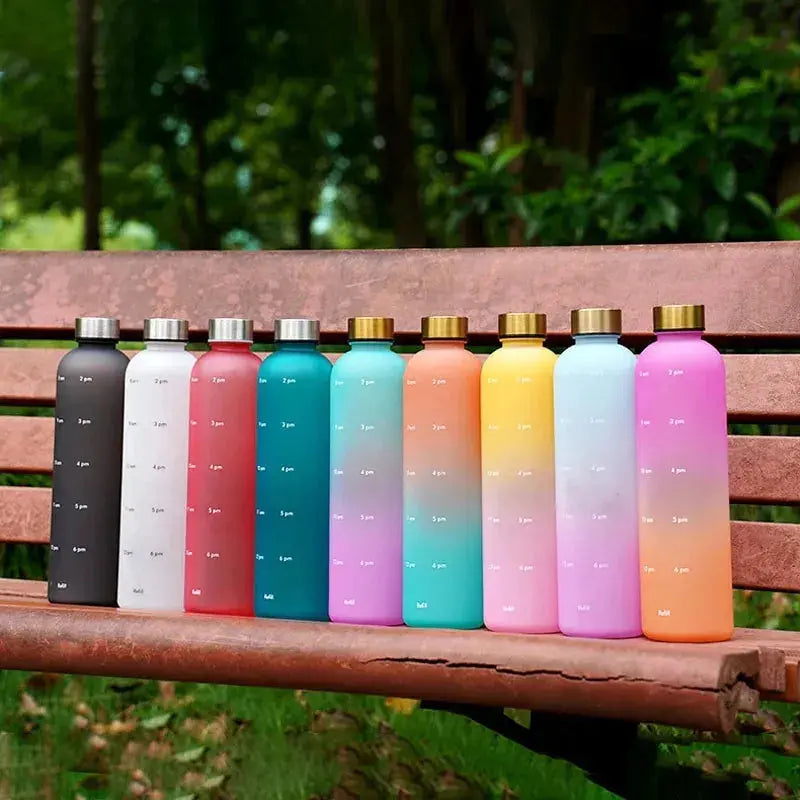 Gourde motivation Gourde 1L en plastique PP légère et résistante