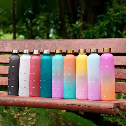 Gourde motivation Gourde 1L en plastique PP légère et résistante