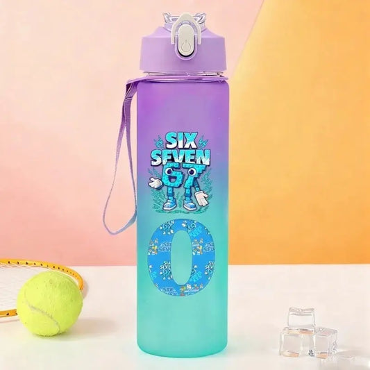 Gourde Personnalisable Enfant Lettre A-Z 750 ml (Six Seven)