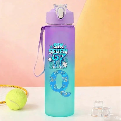 Gourde Personnalisable Enfant Lettre A-Z 750 ml (Six Seven)