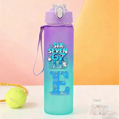 Gourde Personnalisable Enfant Lettre A-Z 750 ml (Six Seven)