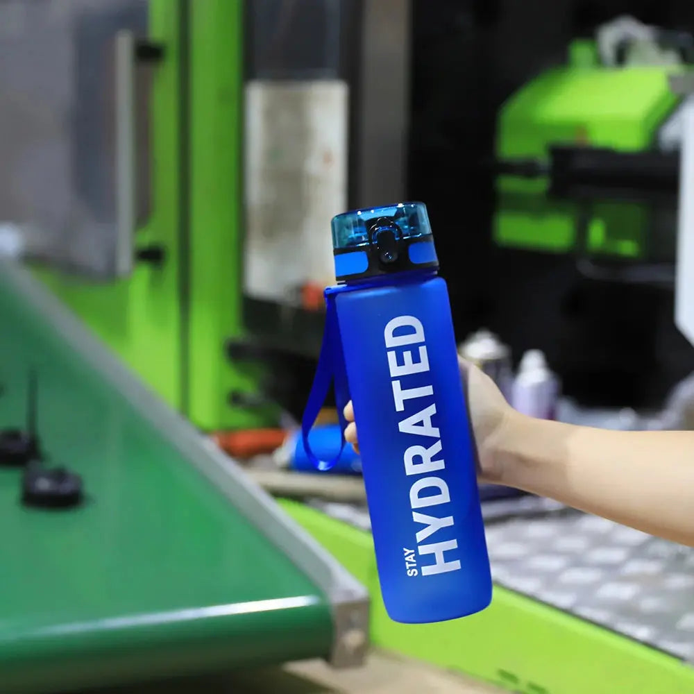 Gourde À Eau 1L Graduée sans BPA et réutilisable pour le sport
