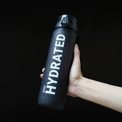 Gourde À Eau 1L Graduée réutilisable pour randonnée et camping