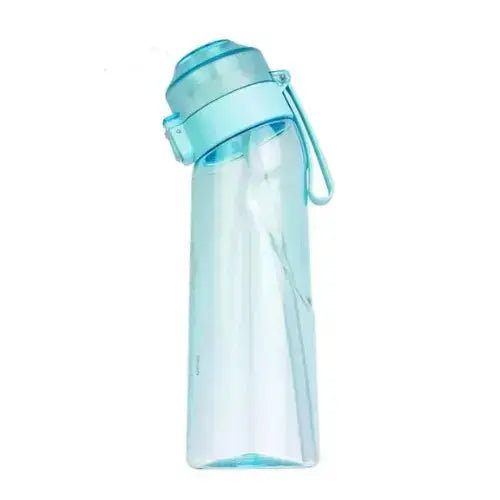 Gourde Aromatisée à l'Air Bleu transparente avec paille intégrée , Gourde aromatisé, gourde saveur olfactive, gourde saveur fruit, gourde avec saveur, gourde pods saveur 