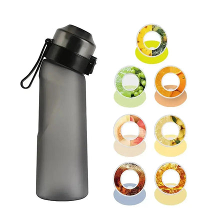 Gourde Aromatisée à l'Air Noir avec paille intégrée et 7 saveur fruits , Gourde aromatisé, gourde saveur olfactive, gourde saveur fruit, gourde avec saveur, gourde pods saveur 