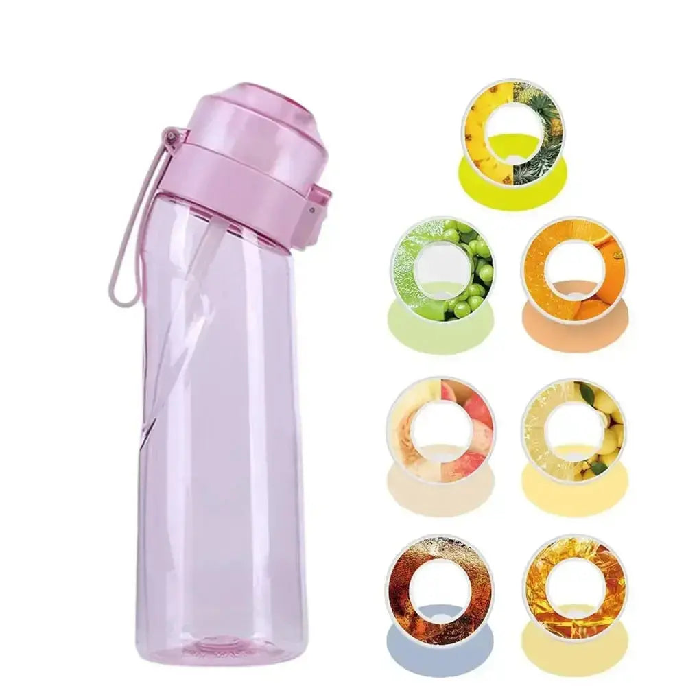 Gourde Aromatisée à l'Air Rose  avec paille intégrée et 7 saveur fruits , Gourde aromatisé, gourde saveur olfactive, gourde saveur fruit, gourde avec saveur, gourde pods saveur