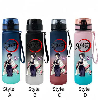 
Gourde Demon Slayer Portable 650ml bouteille d'eau en plastique pratique pour les activités quotidiennes