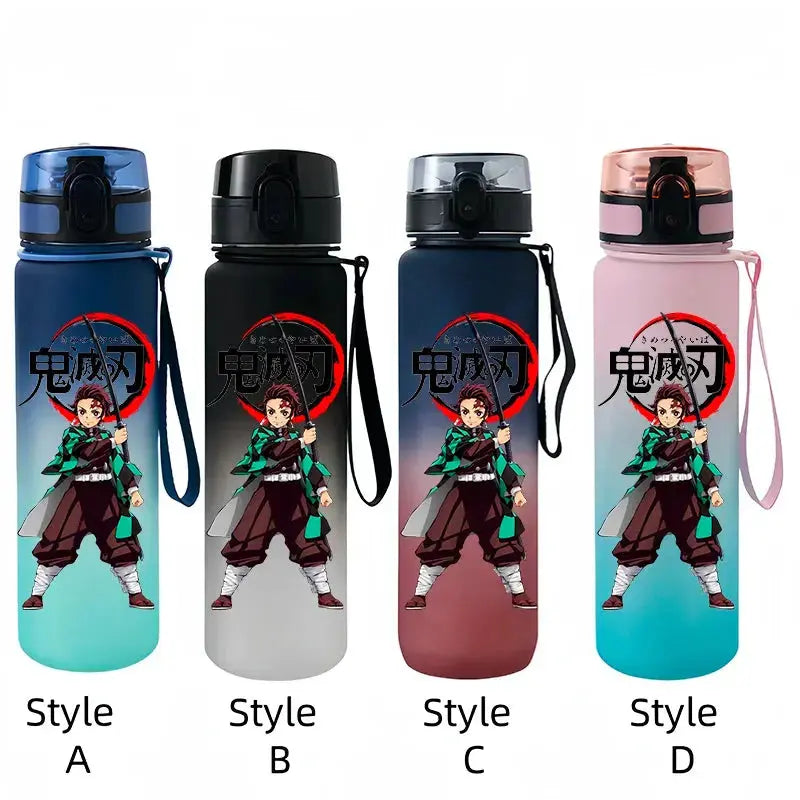 
Gourde Demon Slayer Portable 650ml bouteille portable Demon Slayer pour enfants et fans d'anime