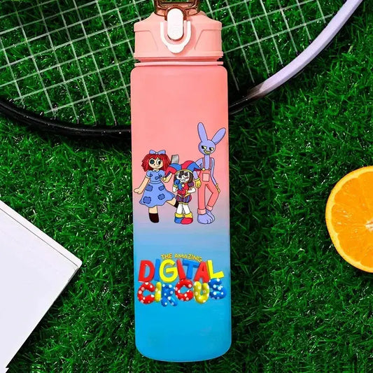 Gourde Digital Circus 750 ml bouteille d'eau The Amazing Digital Circus grande capacité pour les fans