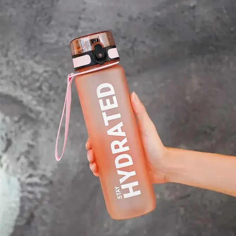 Gourde À Eau 1L Graduée avec poignée  pour école, bureau et activités quotidiennes