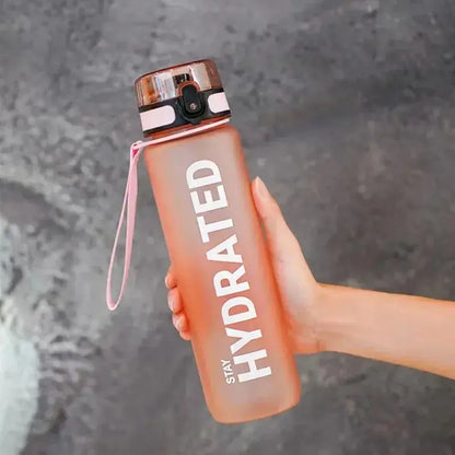 Gourde À Eau 1L Graduée avec poignée  pour école, bureau et activités quotidiennes
