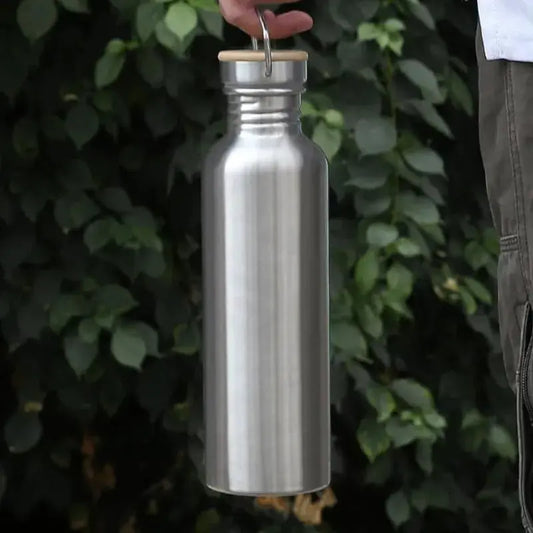 Gourde En Métal 1000ml, Gourde Inox 1L, Gourde isotherme 1 litre, Gourde 1L isotherme inox, acier inoxydable, anti-fuite, idéale pour le sport, le bureau et les voyages | La Gourde®