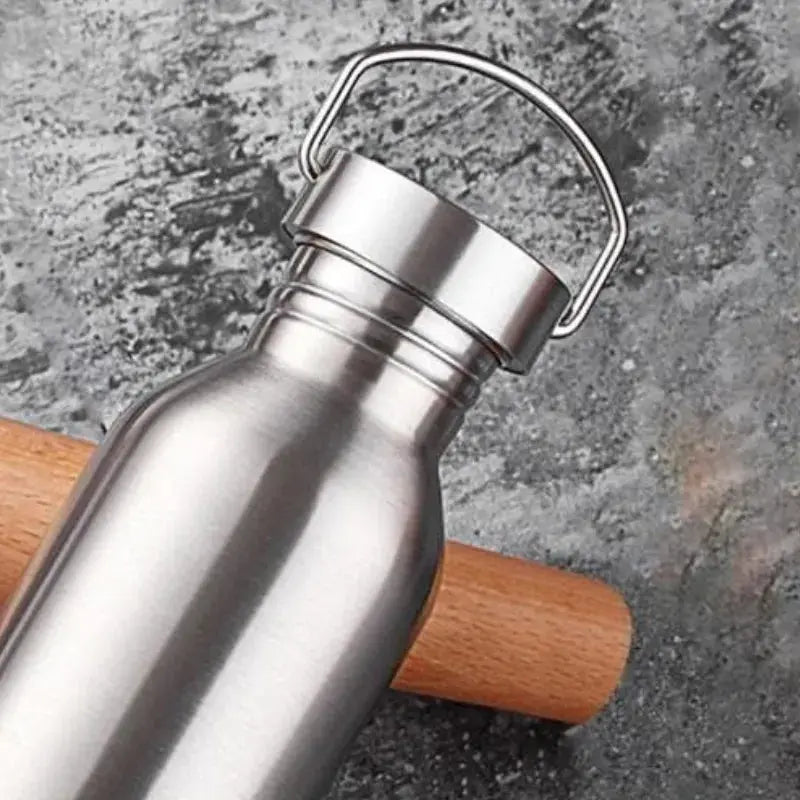 Gourde En Métal 1000ml, Gourde Metal, Gourde métal 1L, gourde métallique isotherme, sans BPA, anti-fuite, idéale pour le sport | La Gourde®
