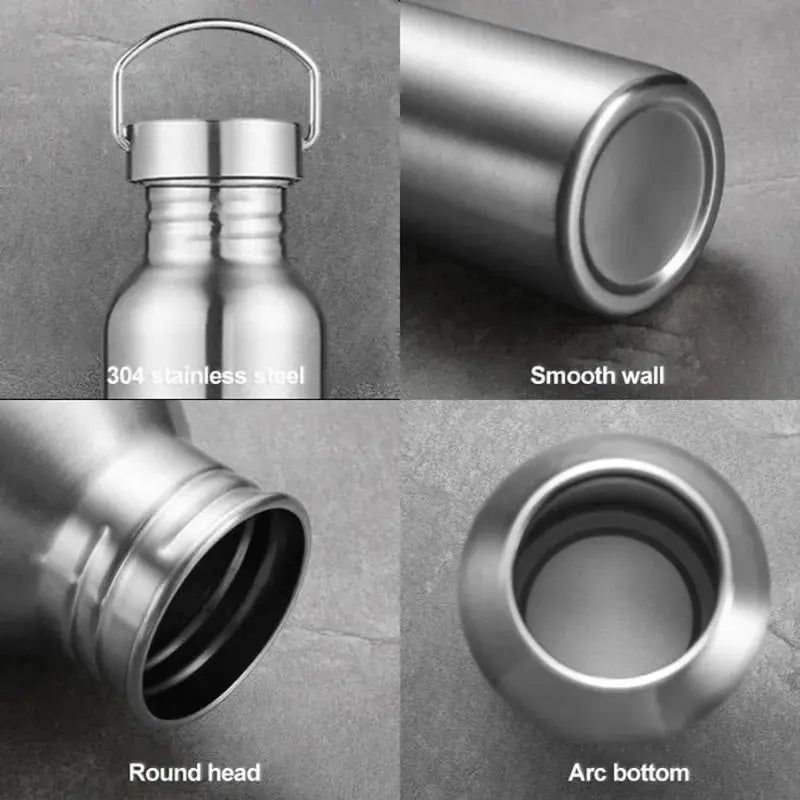 Gourde En Métal 1000ml, Bouteille métal, Gourde métal inox, double paroi isotherme, réutilisable, parfaite pour le bureau | La Gourde®