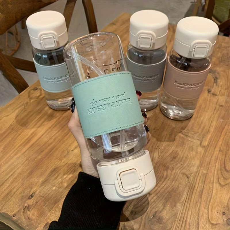 Gourde plastique anti-fuite 500 ml idéale pour le sport et les déplacements  | La Gourde ®
