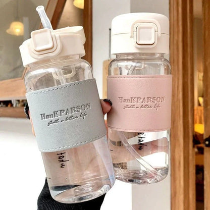 Bouteille d'eau réutilisable 500 ml rose pour sport, école et bureau  | La Gourde ®
