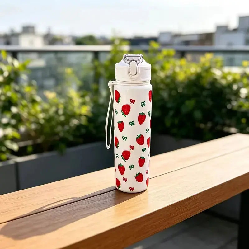 
Gourde En Plastique Sport 750ML Avec Paille Intégrée réutilisable pour boissons fraîches
