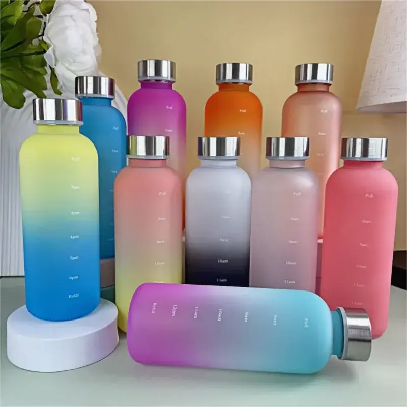Gourde Enfant Graduée 500ml, gourde école, gourde avec slogan motivation, sans BPA, réutilisable | La Gourde®