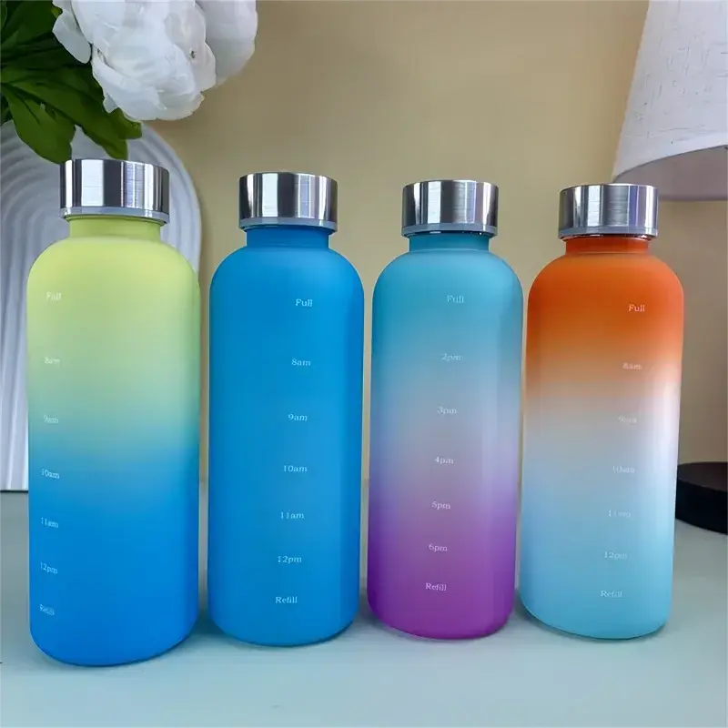 Gourde Enfant Graduée 500ml, gourde enfant avec paille, marqueur de temps, anti-fuite, sans BPA, école | La Gourde®
