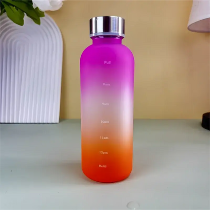 Gourde Enfant Graduée 500ml, gourde enfant réutilisable, marqueur de temps, sport, école, voyage | La Gourde®
