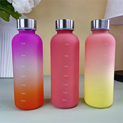 Gourde Enfant Graduée 500ml, gourde graduée motivation, bouteille réutilisable, camping, randonnée | La Gourde®