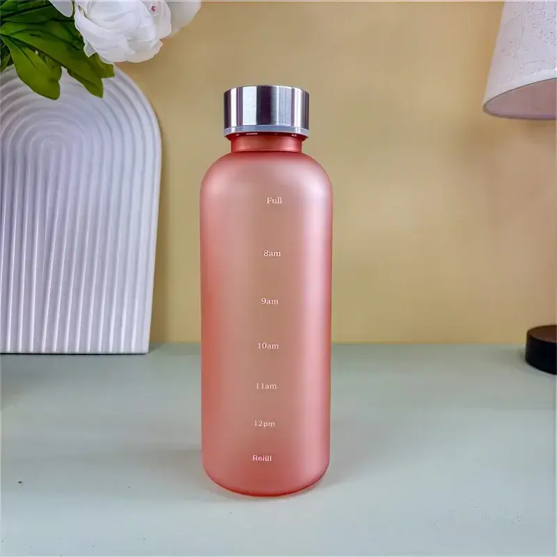 Gourde Enfant Graduée 500ml, gourde heure de la journée, bouteille enfant portable, anti-fuite | La Gourde®